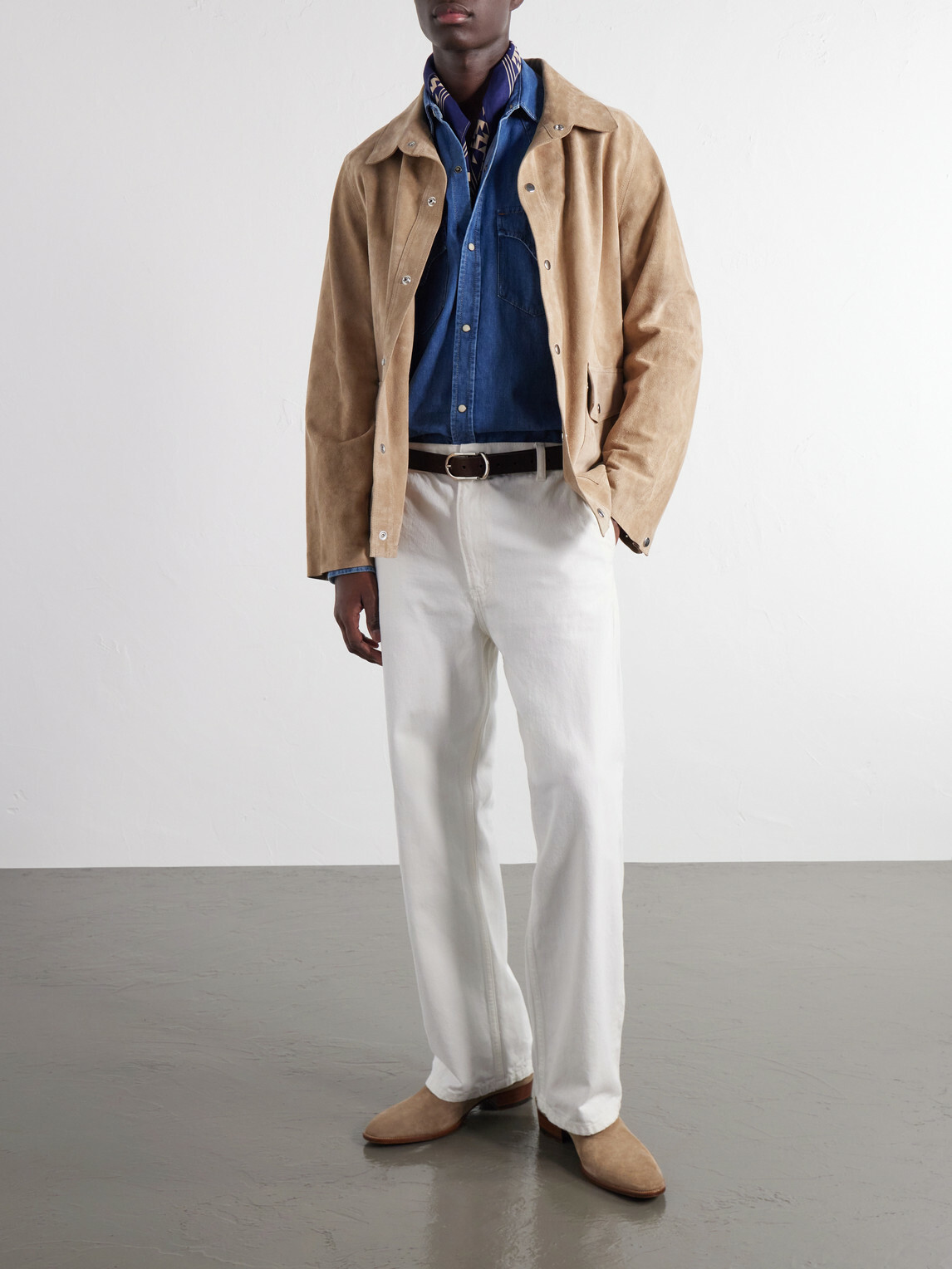 Fortela - Welder Suede Jacket - Neutrals