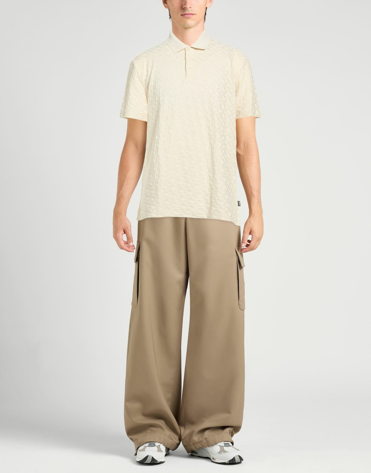 Boss Mens Polo shirt in Beige