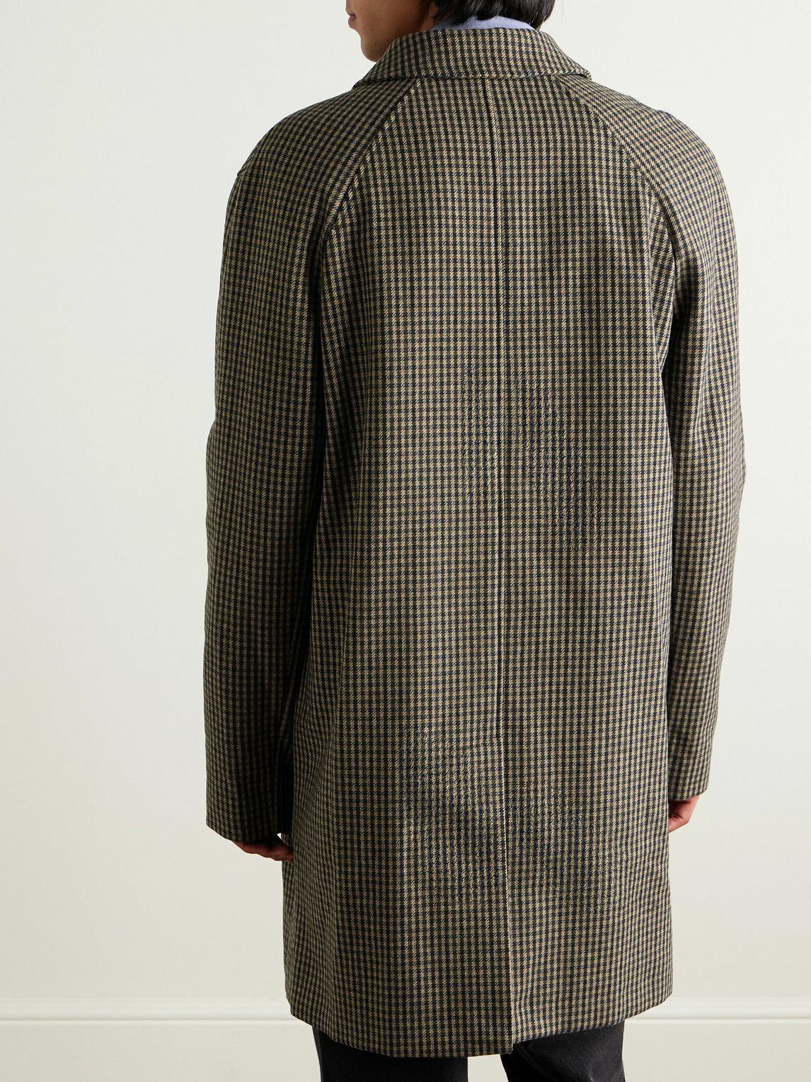 A.P.C. - Mac Paul Houndstooth Wool-Blend Coat - Brown A.P.C.