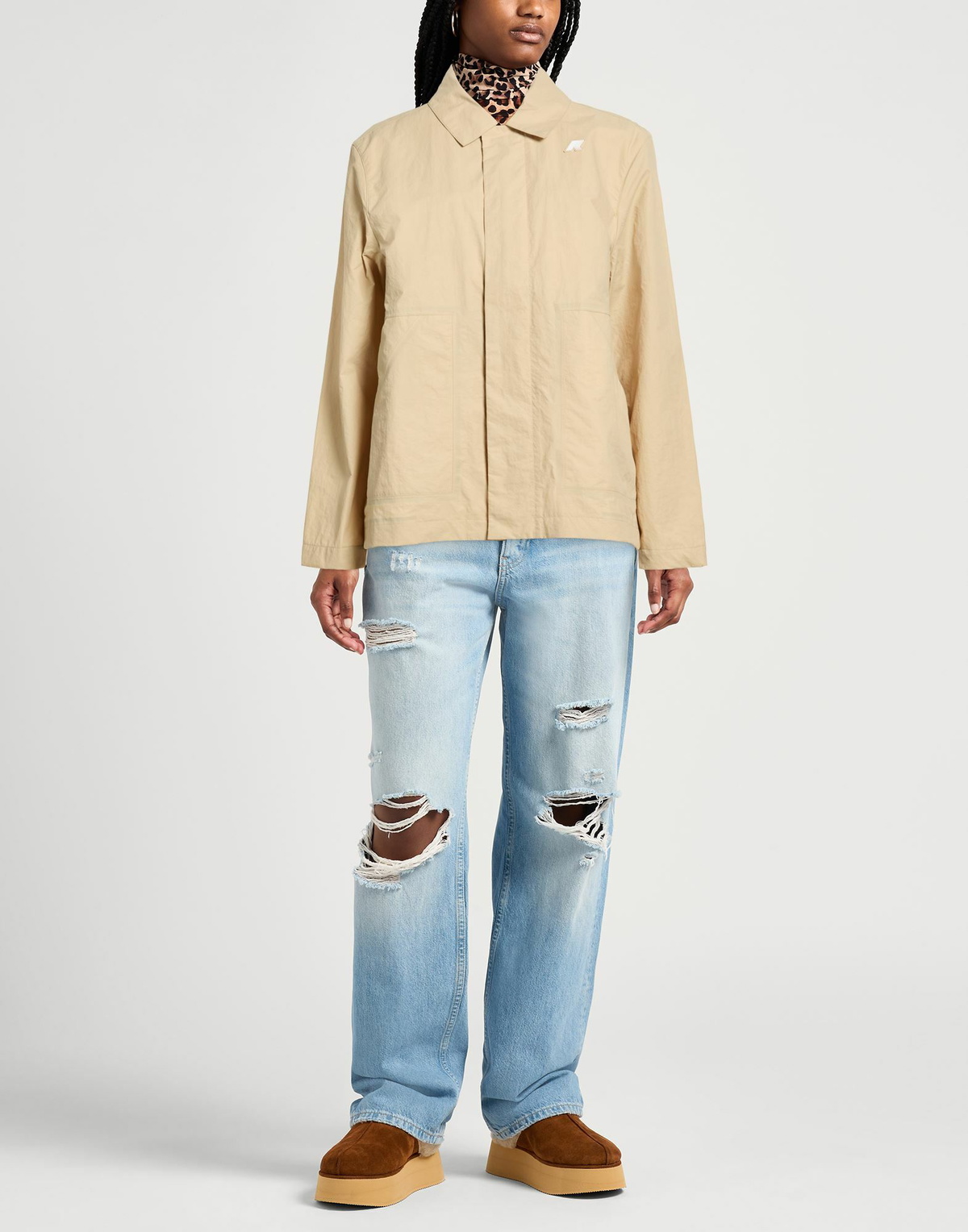 K-way Womens Jacket in Beige