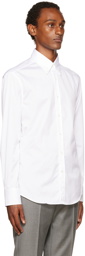 Brunello Cucinelli White Slim-Fit Shirt