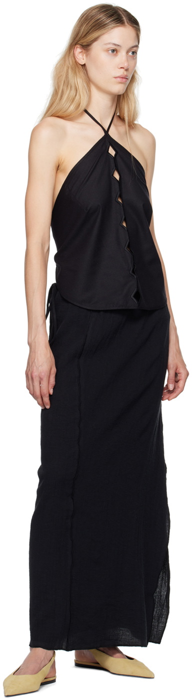 Baserange Black Cessa Ligo Tank Top Baserange