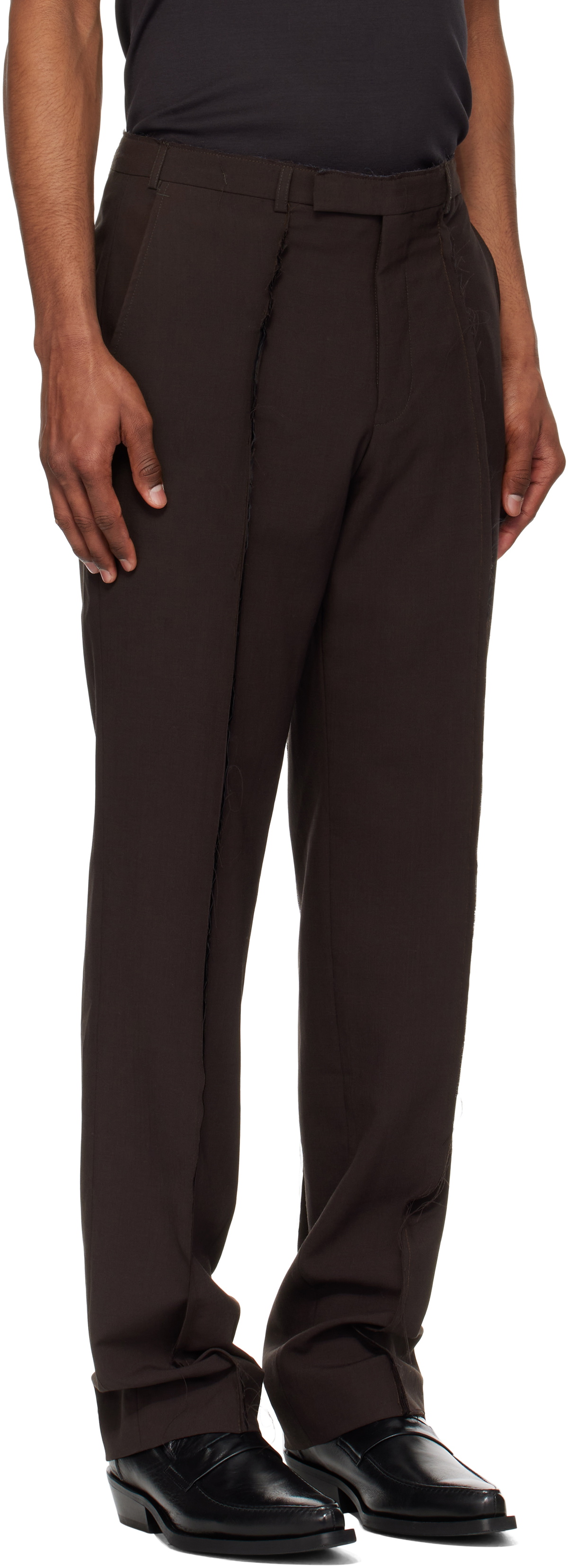 HODAKOVA SSENSE Exclusive Horse Hair Trousers HODAKOVA