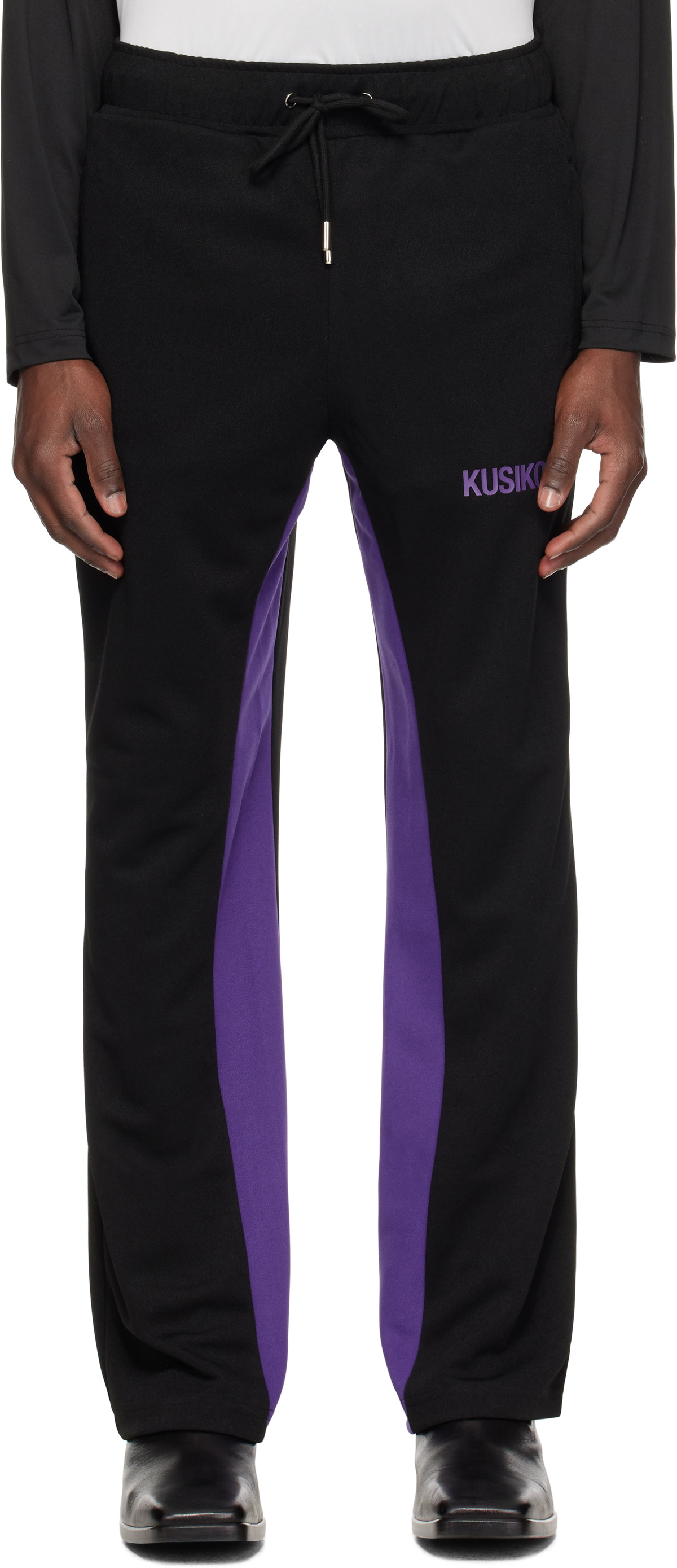 KUSIKOHC Black Suite Track Pants