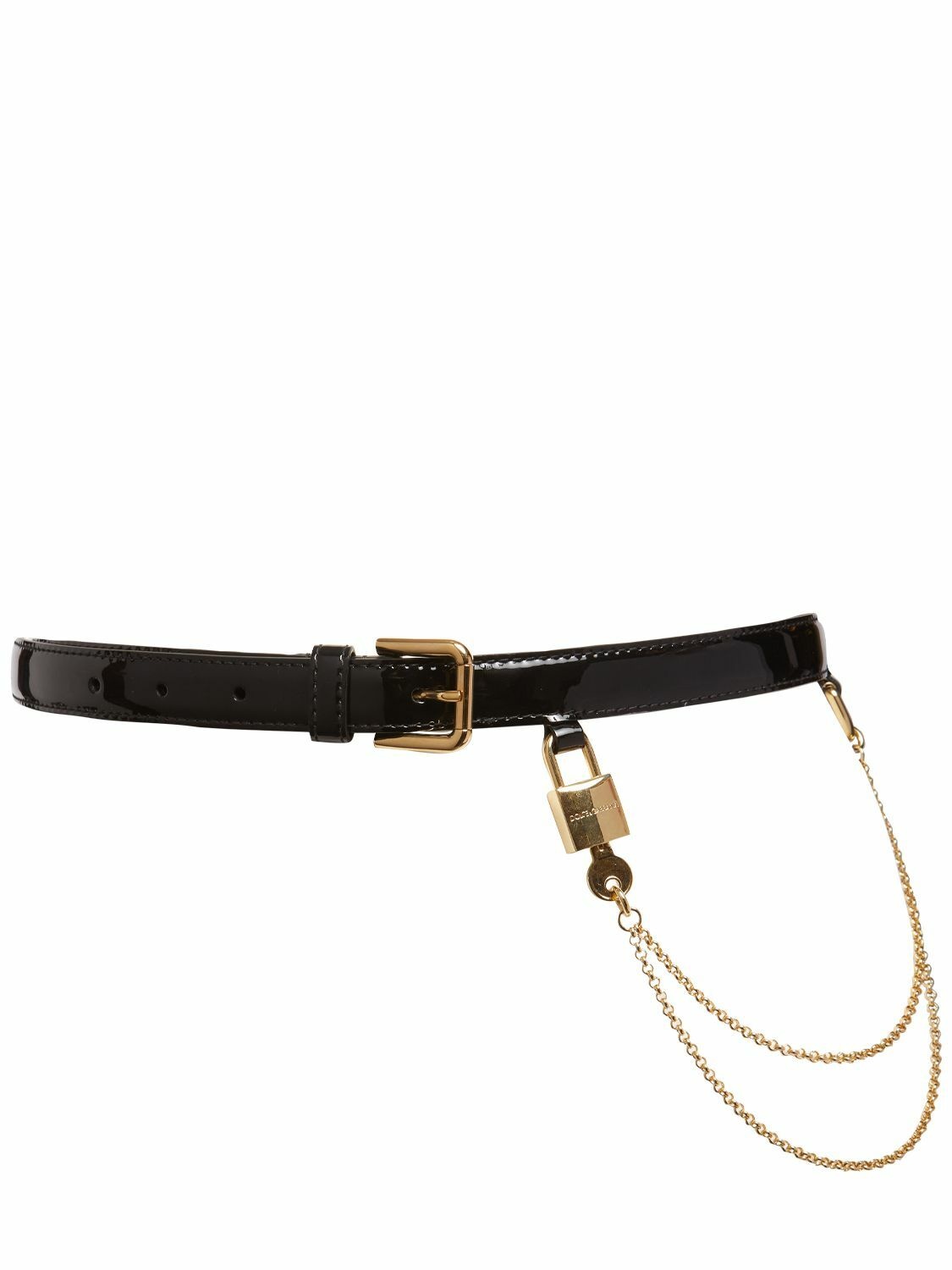Photo: DOLCE & GABBANA - Patent Leather Belt