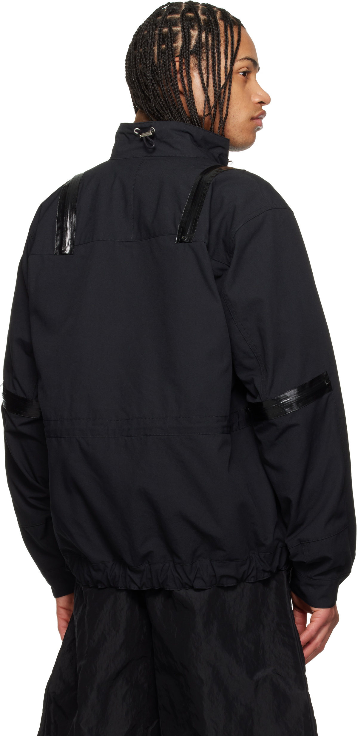 sacai Black Weathercloth Jacket Sacai