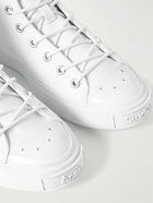 Acne Studios - Rubber-Trimmed Canvas High-Top Sneakers - White