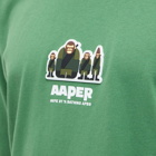 Men's AAPE Aaper Basic One Point T-Shirt in Juniper