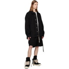 Rick Owens DRKSHDW Black Tower Cargobela Shorts