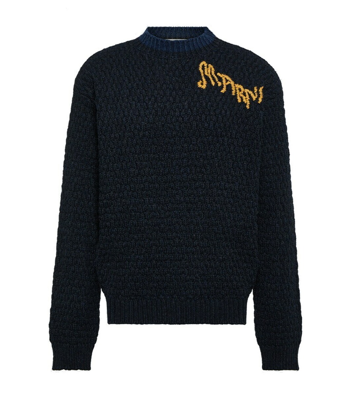 Photo: Marni Logo virgin wool sweater