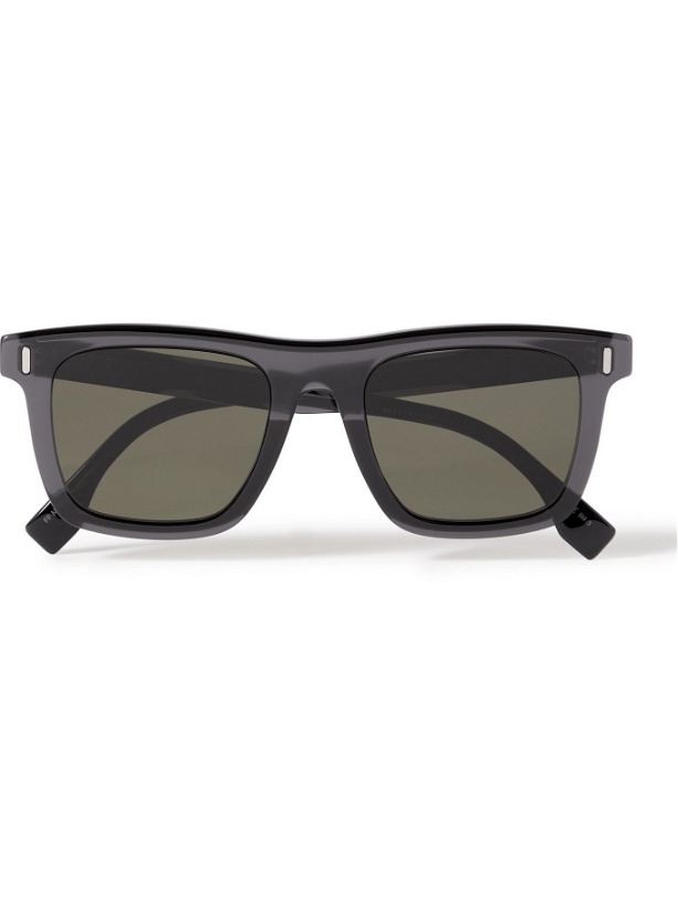 Photo: FENDI - Square-Frame Tortoiseshell Acetate Sunglasses - Blue
