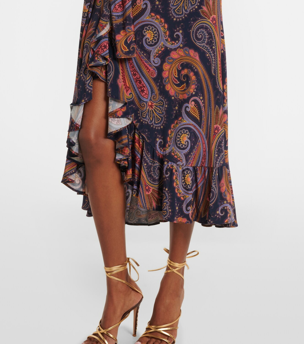 Etro Paisley wrap dress