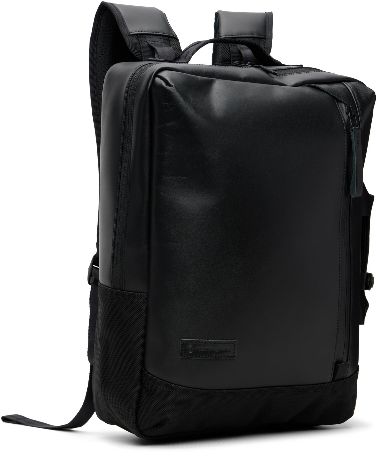 master-piece Black Slick ver. 2WAY Leather Backpack