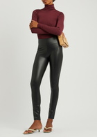 Wolford Edie Black Vegan Leather Leggings