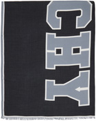 Givenchy Black Logo Scarf