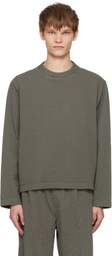 Craig Green Khaki Embroidered Linestitch Smock T-shirt