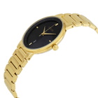 Citizen Quartz Black Dial Yellow Gold-tone Mens Watch BI5012-53E