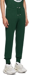 Balmain Green Printed Sweatpants