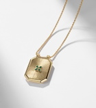Marie Lichtenberg Luck 18kt gold pendant necklace with emerald