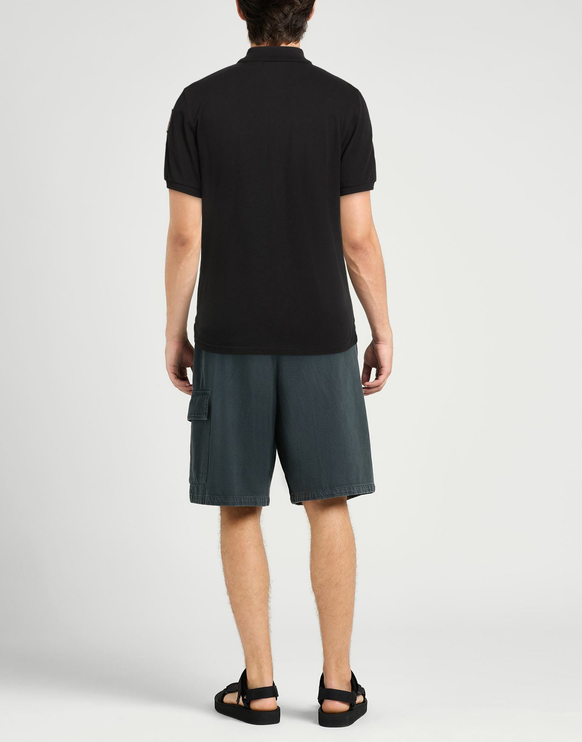 Parajumpers Mens Polo shirt in Black