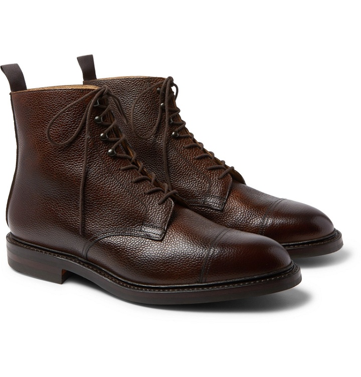Photo: James Purdey & Sons - Full-Grain Leather Boots - Brown