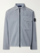 Stone Island - DENIM Corroded Bull Denim-TC Overshirt - Gray