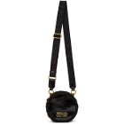 Versace Jeans Couture Black Faux-Leather Sherpa Bag