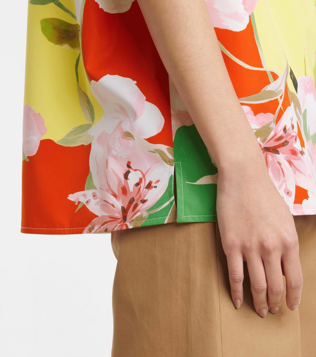 Valentino Raw Silk Woven Shirtdress