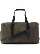 Mismo - M/S Supply Leather-Trimmed Canvas-Jacquard Weekend Bag