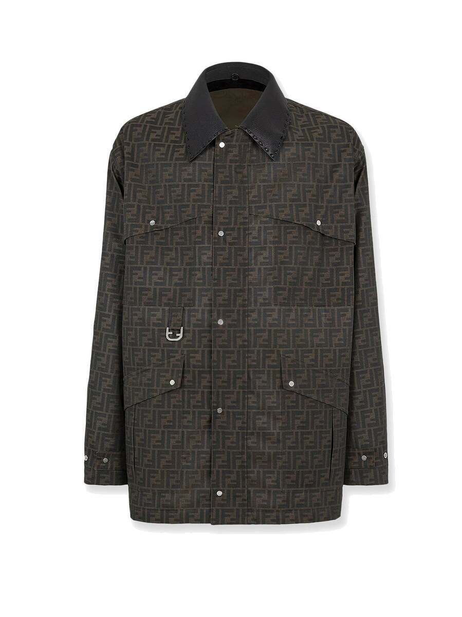 Fendi Jacket Grey Mens Fendi