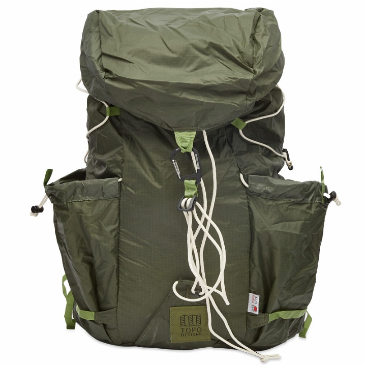 Photo: Topo Designs TopoLite Cinch Pack Backpack - 16L in Olive