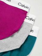 Calvin Klein Underwear - Three-Pack Stretch-Cotton Briefs - Pink