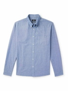 A.P.C. - Edouard Brodé Cotton-Chambray Shirt - Blue
