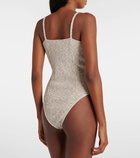 Magda Butrym Knitted linen and cotton bodysuit