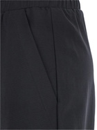 Merci Blakc Pants With Elastic Waist In Fabric Woman