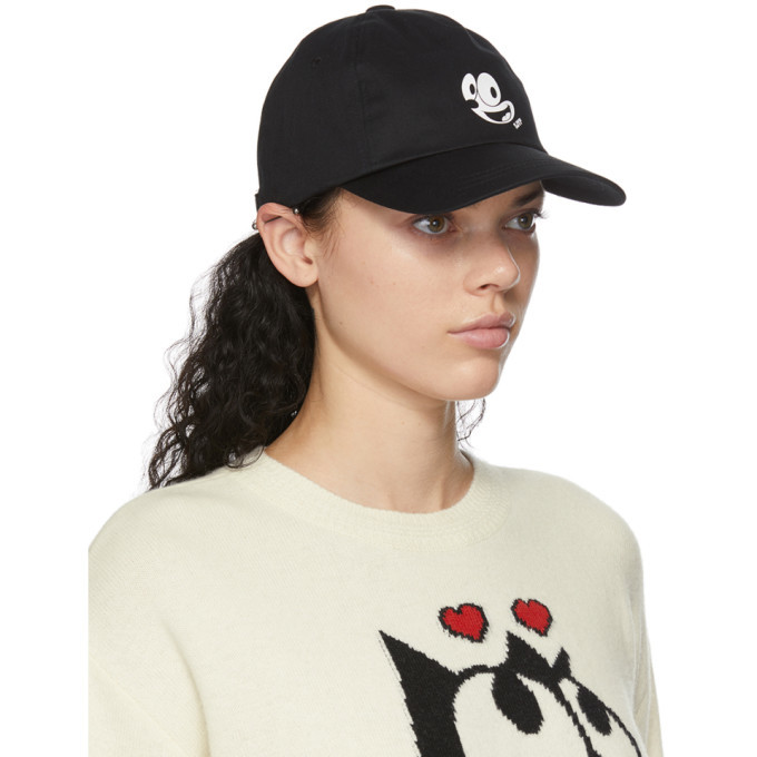 SJYP Black Felix The Cat Edition Twill Cap SJYP