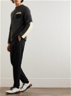 DISTRICT VISION - Sola Shell and Mesh-Trimmed Polartec® Fleece Sweatshirt - Gray