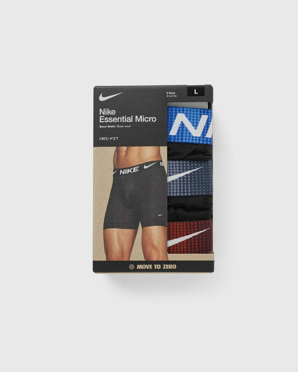 Nike ESSENTIAL MICRO BOXER BRIEF 3PK Black Mens Boxers & Brief