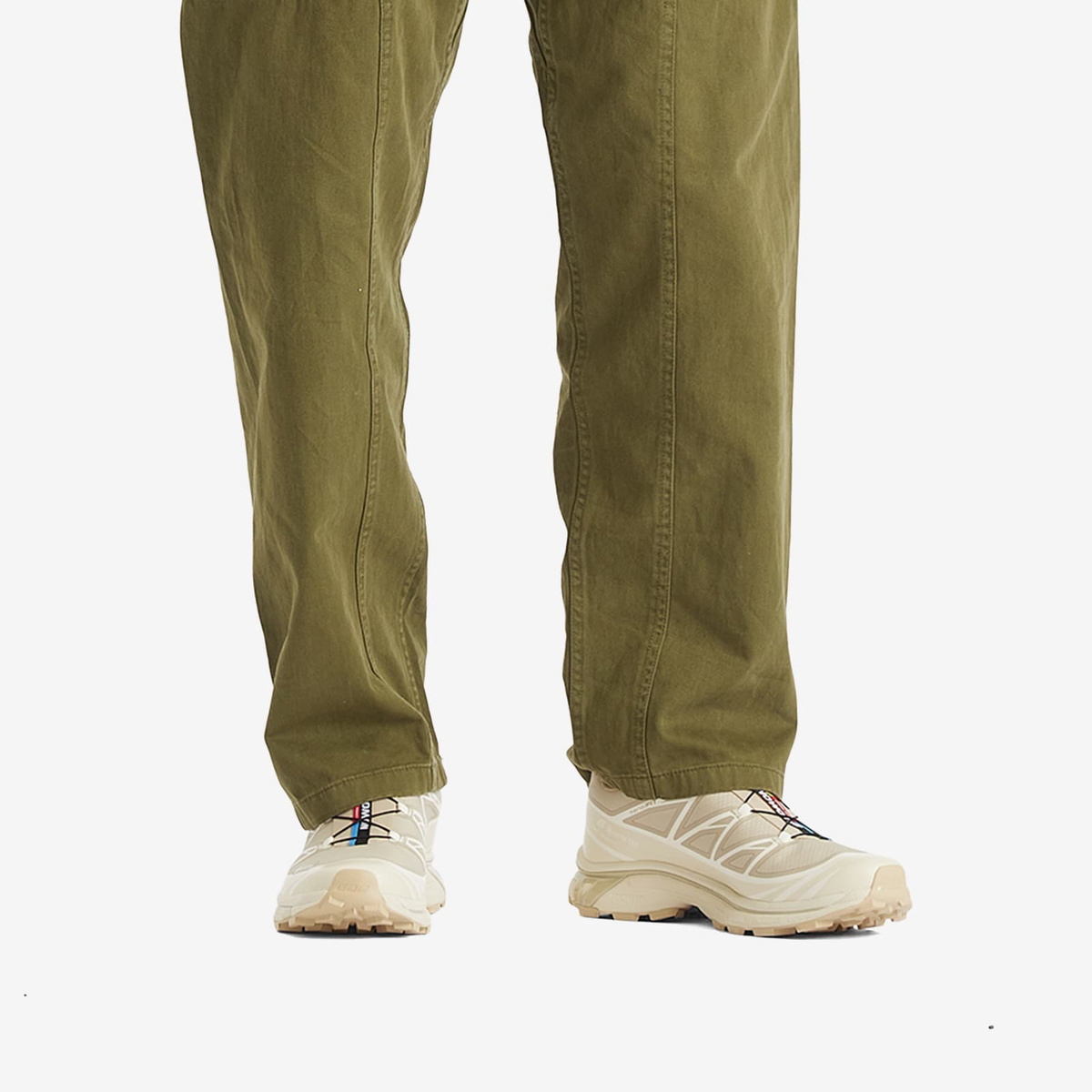 Salomon Xt-6 Gtx Sneaker in Oxford Tan/Almond Milk/Safari