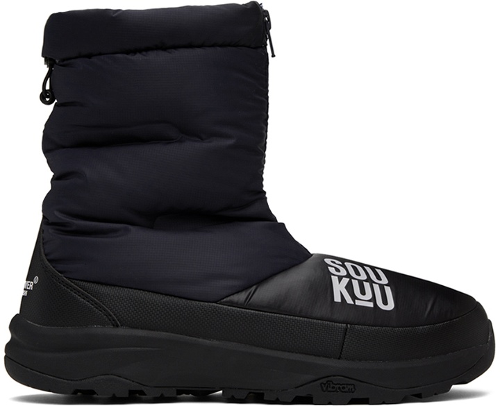 Photo: UNDERCOVER Navy The North Face Edition Soukuu Nuptse Boots