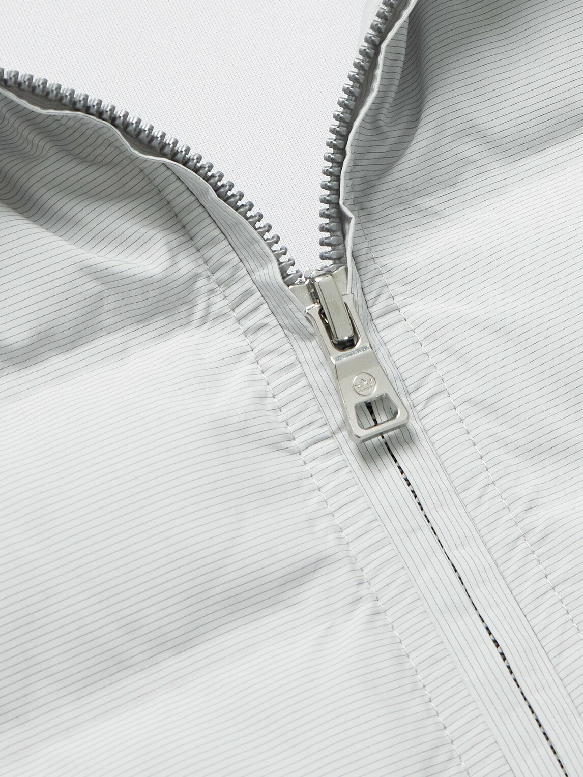 Peter Millar - Winsome Hybrid Quilted Striped Shell and Piqué Gilet - Gray