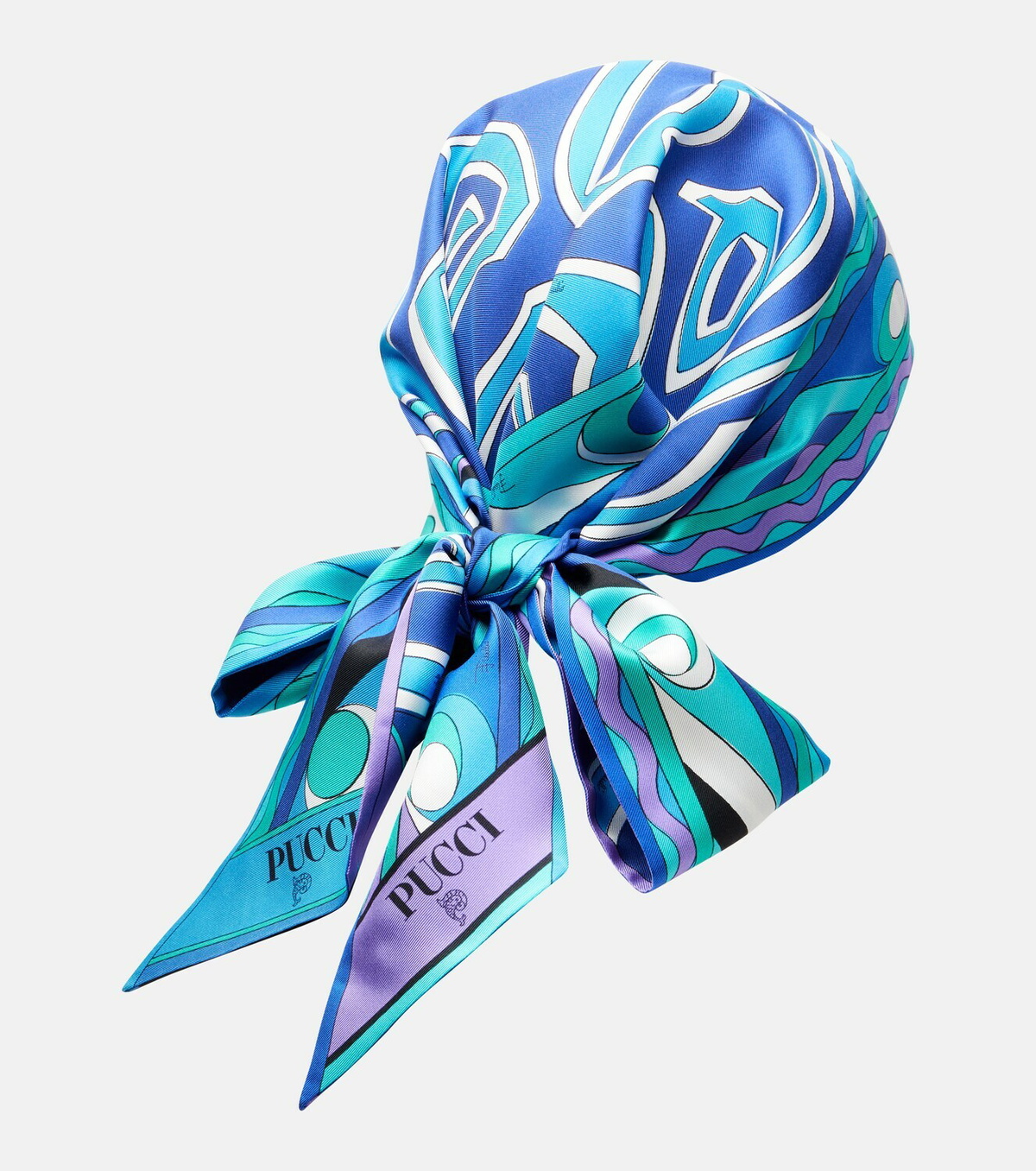 Pucci Labirinto silk twill scarf