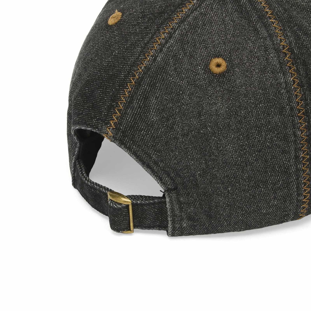 Pleasures Men's Zig Zag Denim Cap in Black 