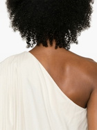 Maison La Plage Neutral Hydra One-Shoulder Dress