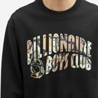 Billionaire Boys Club Men's Camo Arch Logo Sweatshirt in Black