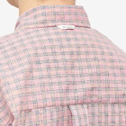 Our Legacy Men's Borrowed BD Shirt in Pink Kimble Check