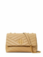 TORY BURCH Small Kira Quilted Faux Leather Flap Bag