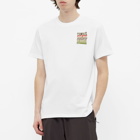 Hikerdelic Men's Treks & Drugs Mountain T-Shirt in White/Multi