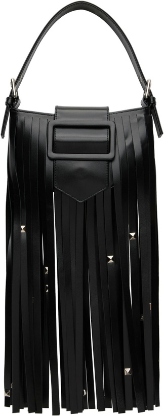 Photo: VAQUERA Black Mini Fringe Bag