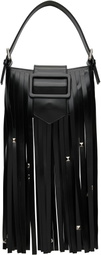 VAQUERA Black Mini Fringe Bag